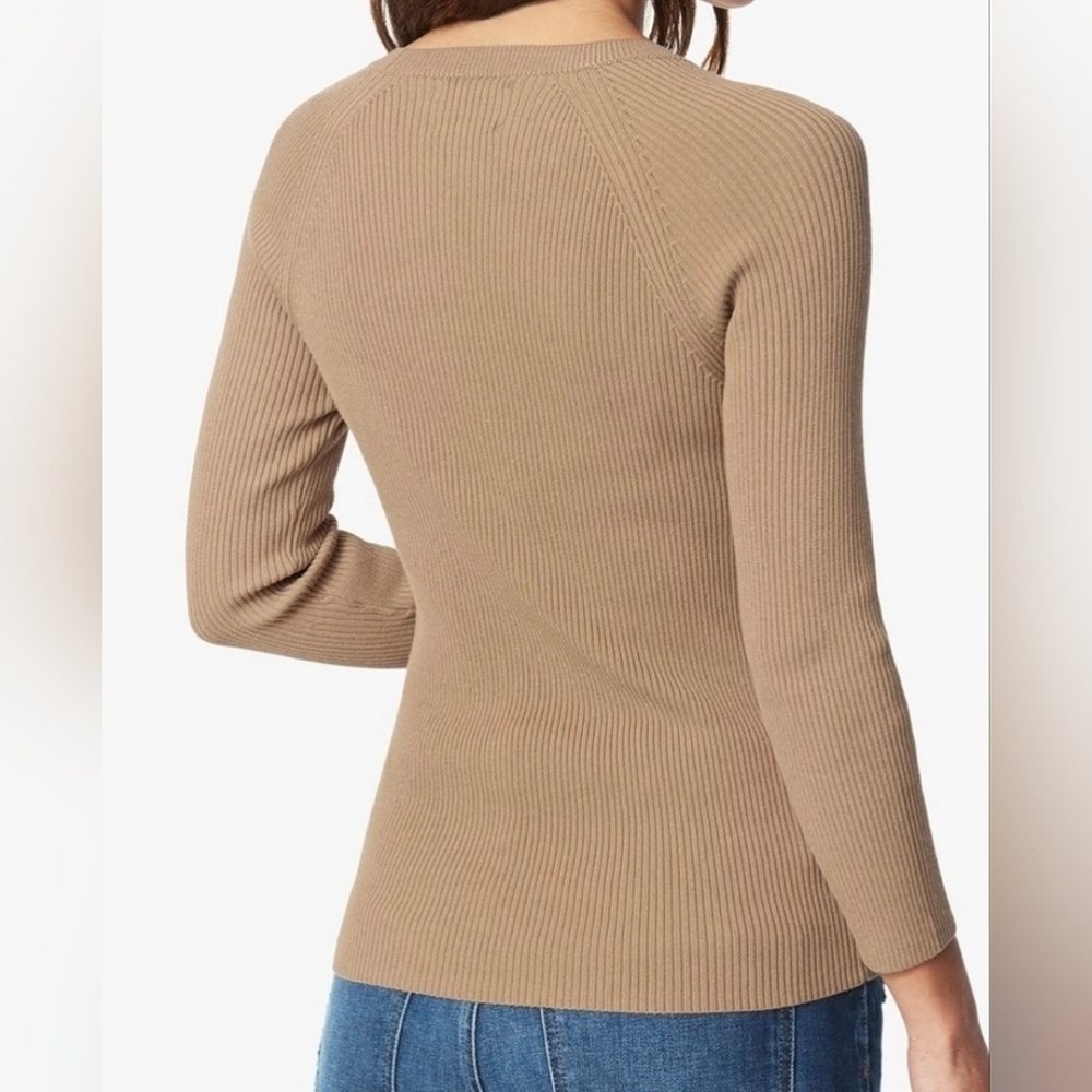 Joe's ribbed tan sweater new with tags size small - Picture 2 of 6